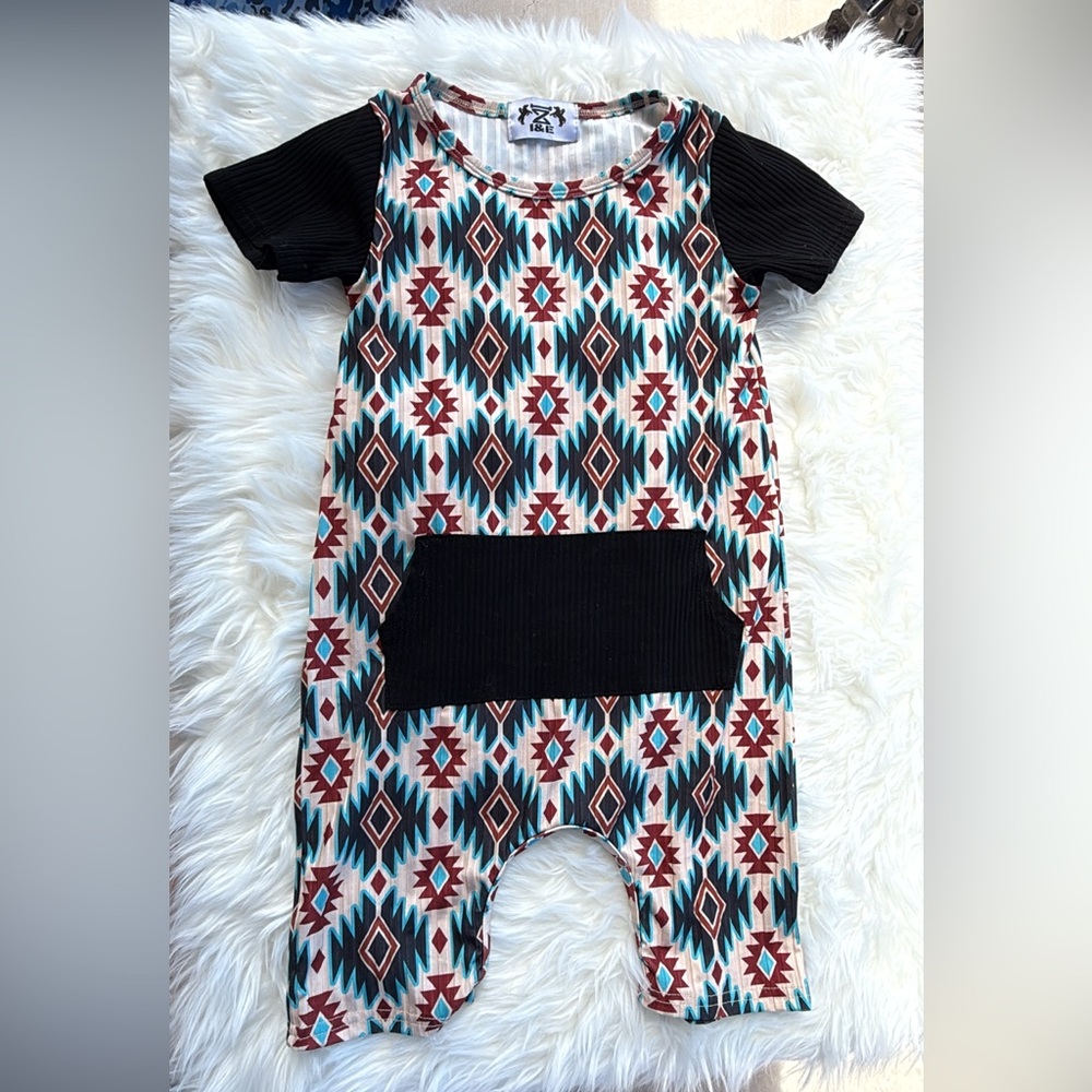 Tribal bamboo onesie